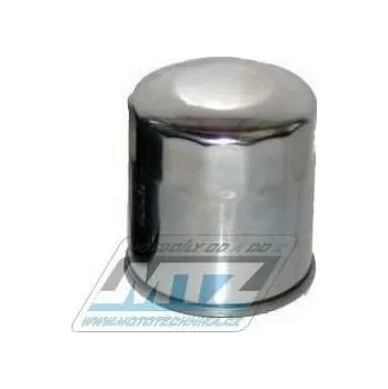 Filtr olejový HF303C (MTZ) chromový - Access 450 + Bimota 1000 + Honda 40hp + CB400+CBR1000+VT1100 + Kawasaki KVF400 Prairie+ Jet Ski STX+KLF400 + ZX600 + Z1000 + Polaris 400 Ranger+500 Sportsman + Ya HF303C-MTZ