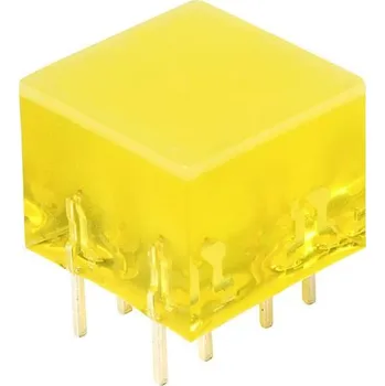 LED panel Kingbright L-875/4YDT LED bargraf 4násobná žlutá (d x š x v) 10 x 10 x 8 mm