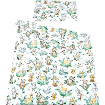 Dětská postýlka Povlečení do postýlky 135/100 cm - lesní zvířátka