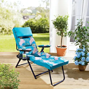 Zahradní nábytek 3Pagen Lehátko Tropical Nosnost až 120 kg. 173 x 58 x 106 cm. Složeno pouze 62 x 20 x 97 cm.