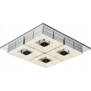 Stropní Svítidlo Italux čtvercová 45 x 45 cm šedá