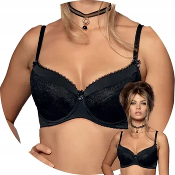 Podprsenka Podprsenka Unikat INGA Vyztužená Plná Miska ČERNÁ 80 D