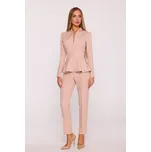 ELEGANTNÍ DÁMSKÝ KOMBINEZON S BÁSKOU, BEŽOVÝ, VELIKOST 44 XXL