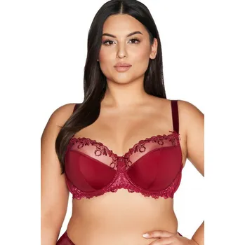 Podprsenka Ava podprsenka polovyztužená červená velikost 80B