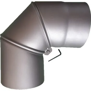 Kouřovod Morafis - Sever Koleno stavitelné 0 - 90° 150mm šedé