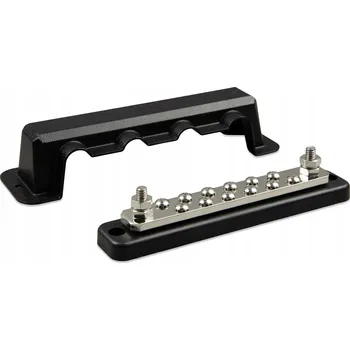 Přípojnice 250A 2P s 12 šrouby + kryt