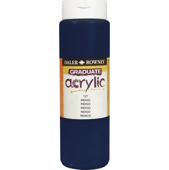 Vodová barva Daler Rowney Graduate Akrylová barva Indigo 500 ml 1 ks