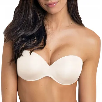 Dámské oblečení Podprsenka bardotka se silikonovými zády ITALSKÁ Fantastic Sielei 85B