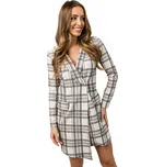 Denley šaty pro každodenní nošení, obálková, mini velikost S