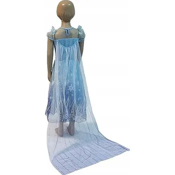 Karnevalový kostým ŠATY PRINCEZNY kostým karnevalový s odnímatelnou vlečkou 110 cm