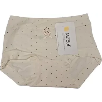 Kalhotky Dívčí kalhotky Zajíček tečky mini - 98-104 / smetanová