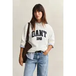 MIKINA GANT GRAPHIC PRINT C-NECK SWEAT EGGSHELL
