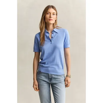 Dámský svetr SVETR GANT LIGHT KNIT SS RUGGER PALACE BLUE