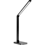 Platinet PDL888B stolní LED lampa 10W stmívatelná, dotykové ovládání, bezdrátové nabíjení, USB port, černá