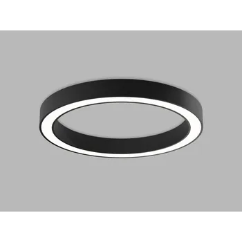 Stropní LED svítidlo přisazené LED2 60 W s vyměnitelným LED modulem, černé