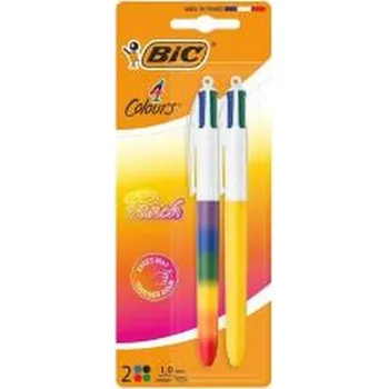 Długopis 4 Colors Punch Rainbow 1mm mix 2szt BIC