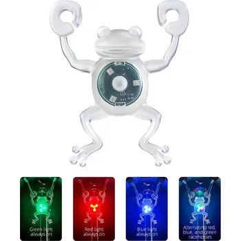 Cyklosvítilna WEST BIKING Zadní světlo na kolo žába LED NO SIZE MODRÁ|ČERVENÁ