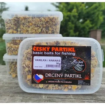 Návnadová surovina Český Partikl Partikl vařený Drcený Vanilka Ananas 1 kg