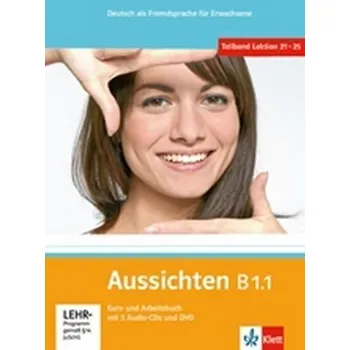 Německý jazyk Aussichten B1.1 Kurs-und Arbeitsbuch + CD + DVD