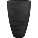 Obal na květník TROPEA plastový d40x60cm, antracit