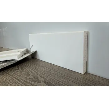 Podlahová lišta EU Soklová lišta White 002 Soklová lišta