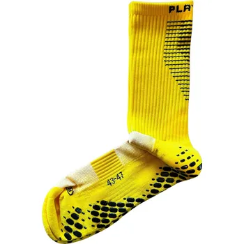 Pánské ponožky PLAYWEAR Protiskluzové fotbalové ponožky ČERNÁ|ŽLUTÁ