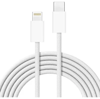 Datový kabel Datový a nabíjecí kabel USB-C pro Apple PD, bílý, 1 m