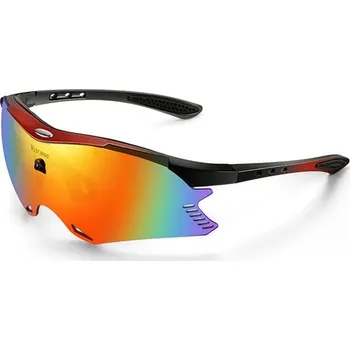 Sluneční brýle WEST BIKING Sluneční brýle AntiUV NO SIZE ČERVENÁ