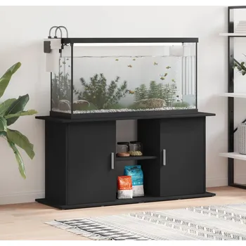 vidaXL Stojan na akvárium 121x41x58 cm kompozitní dřevo [833616] Barva: Staré dřevo