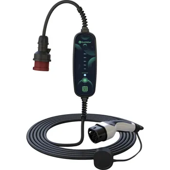 Elektromobilita EcoVolter II chytrý přenosný Wallbox 22kW, 3x32A, kabel 6,5 m APP (BT), typ2