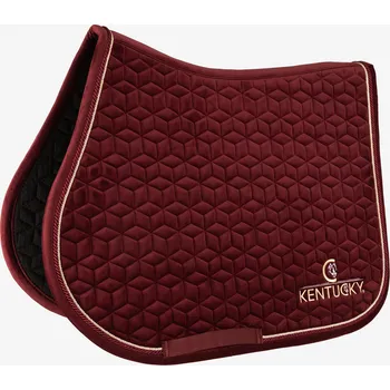 KENTUCKY HORSEWEAR Podsedlová dečka Kentucky Velvet FS ČERVENÁ