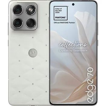 Mobilní telefon Motorola Edge 70 12GB/512GB Pantone Cloud Dancer crystals by Swarovski