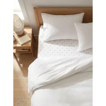 Prostěradlo Sinsay - Bavlněné prostěradlo s gumou se srdíčky - vícebarevná - 729GE-MLC - 729GE-MLC-ONE