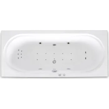 ARTTEC SPIRIT FLAT 170 x 75 cm hydromasážní akrylátová vana Prodloužená záruka