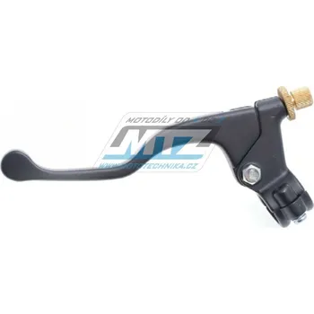 Páčka spojky s objímkou kompletní (s krátkou páčkou) - univerzální pro lankovou spojku - černá barva L1A-C03