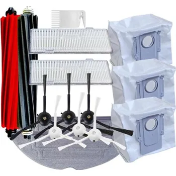 Sada příslušenství pro robotický vysavač HEPA filtry, kartáče, mopy na vysavač ROBOROCK S8 Pro Ultra Black a sáčky, 16ks