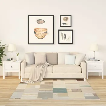 Ložnice Nábytek XL Odkládací stolky 2 ks bílé 50 x 50 x 49 cm masivní borovice 813797