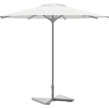 Stínicí technika vidaXL Závaží pro slunečník 2 ks žulová trojúhelníková 14 kg [4100002] Barva: Šedá