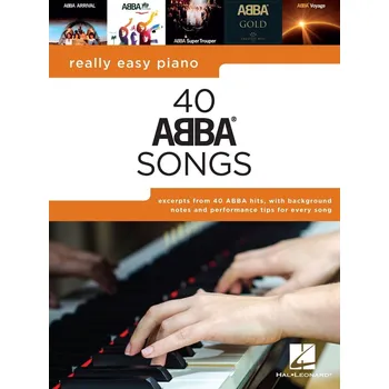 Hal Leonard Really Easy Piano: 40 ABBA Songs Noty (Jako nové)