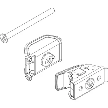 Příslušenství ke střešnímu nosiči Thule Pump Buckle Kit TH1500052847
