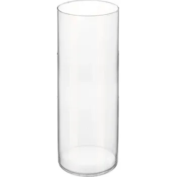 Váza ORION Váza sklo čirá pr. 12 cm, v. 40 cm