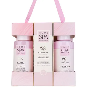 Kosmetická sada Accentra Hibiscus Home Spa Bath Care Set - Dárková sada koupelové péče
