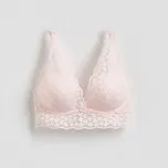 Reserved - Krajková push-up podprsenka - pastelově růžová - 744HP-03X - 744HP-03X-70B