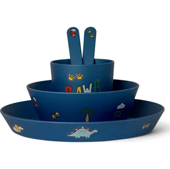 Citron Jídelní set z bio materiálu - Blue Dino