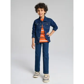 Chlapecká bunda Sinsay - Džínová bunda - námořnická modrá - 232FC-59J - 232FC-59J-104