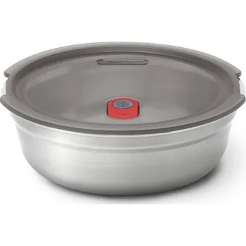 BLACK+BLUM Nerezová miska na jídlo FBSS-BL-S017, 650 ml, Grey/Red