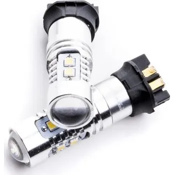 Autožárovka PW24W LED žárovky (10 x SMD 2323) 6000K 12/24V