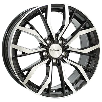 Alu kolo Alu kola MONACO WHEELS GP5, 18x8 5x120 ET35, černá lesklá + leštění