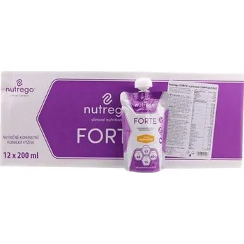 Speciální výživa NUTREGO FORTE S PŘÍCHUTÍ CAPPUCCINO perorální roztok 12X200ML