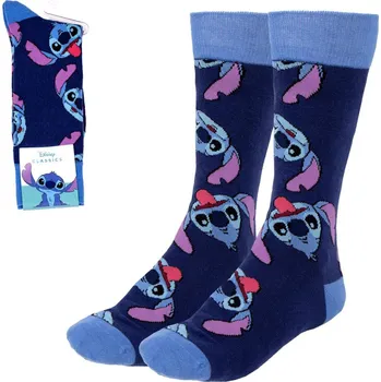 Kalhotky Cerda Dámské ponožky LILO A STITCH modré tmavé 36/43